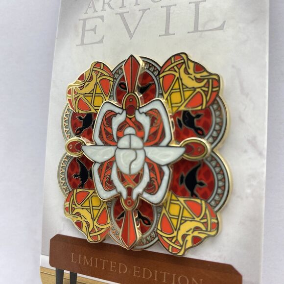 Disney Parks Pin Jafar Aladdin Scarab 2021 Artfully Evil Villain LE Pin - Picture 4 of 5